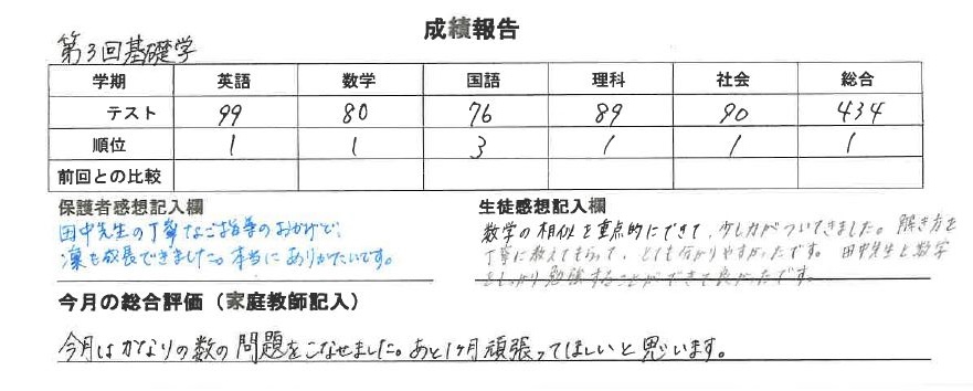 指導報告書の画像1